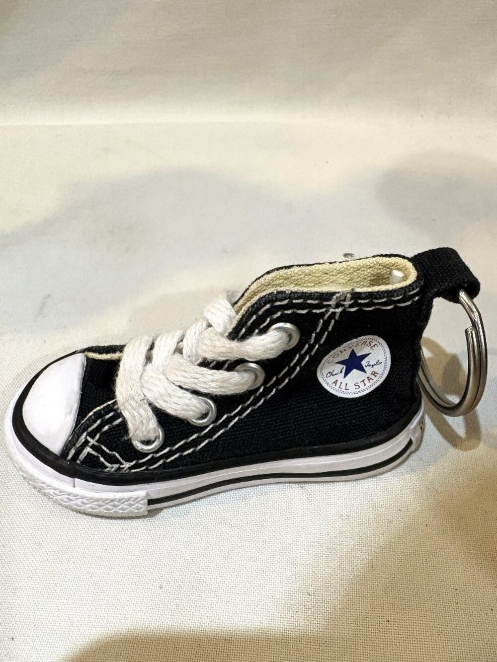 Converse All Star Black Mini Sneaker Keychain Backpack Bag Charm